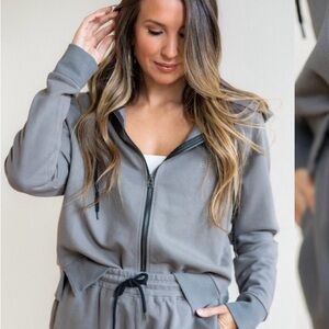 The be brand zip hoodie